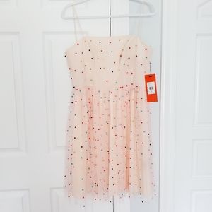 Monique Chiffon A-line Beaded Pearl Dress Prom